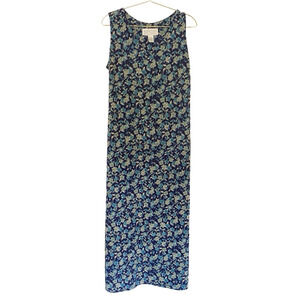 Norton McNaughton Vintage Floral Maxi Dress Medium